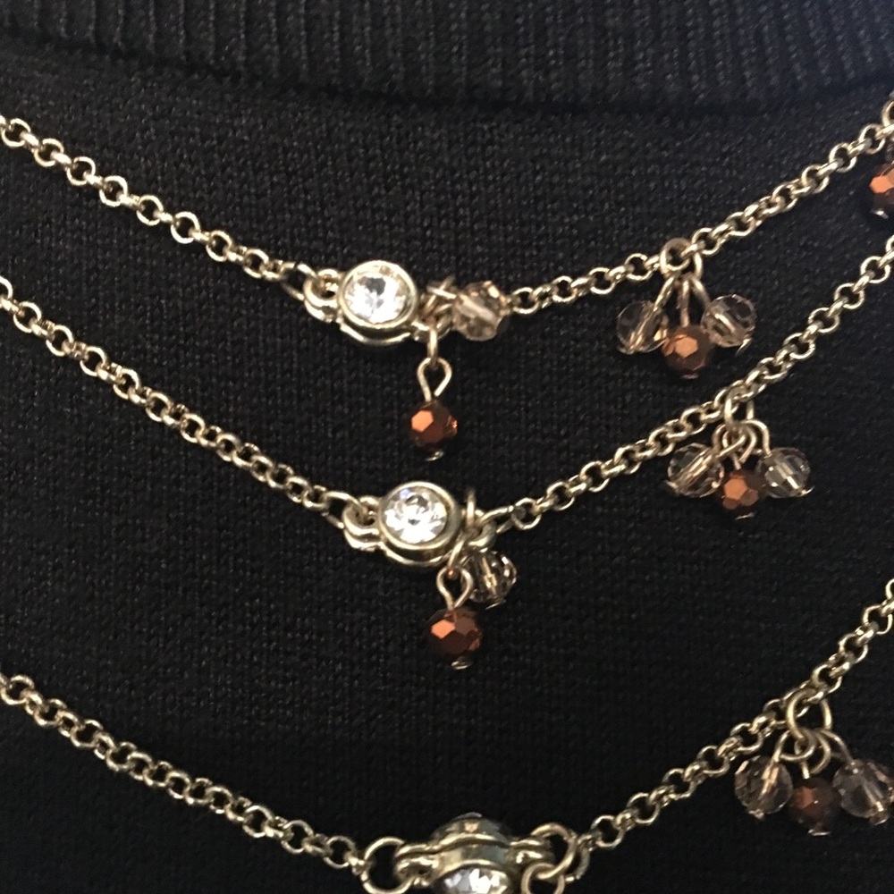LOFT three strand necklace - Picture 2 of 4